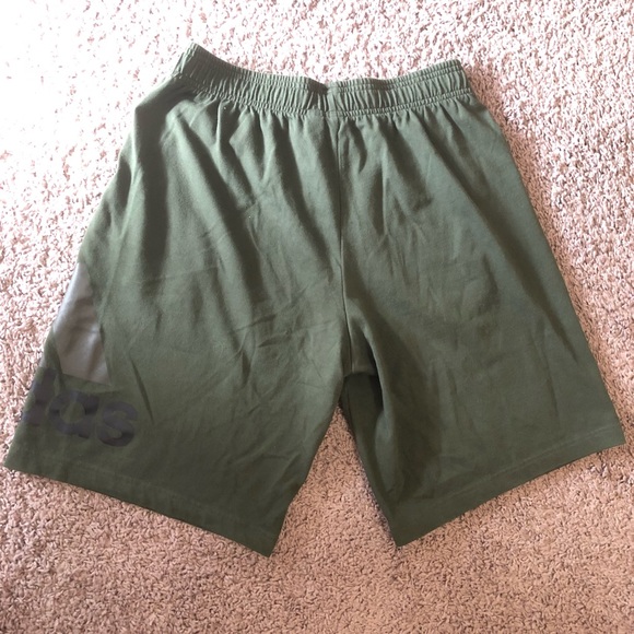 Adidas Shorts In Olive Green - Picture 2 of 6